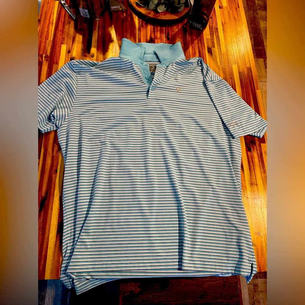 Callaway Striped Polo